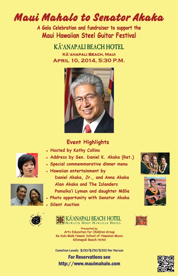 2014 Maui Mahalo Poster
